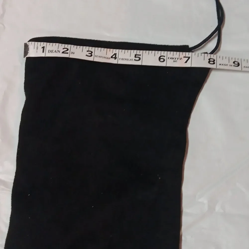 Wild Diva Women's Black Faux Suede Over-the-Knee Boots Size 7